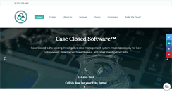 Desktop Screenshot of caseclosedsoftware.com